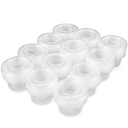 100-pack 2 oz clear plastic condiment dishes for restaurants and catering
