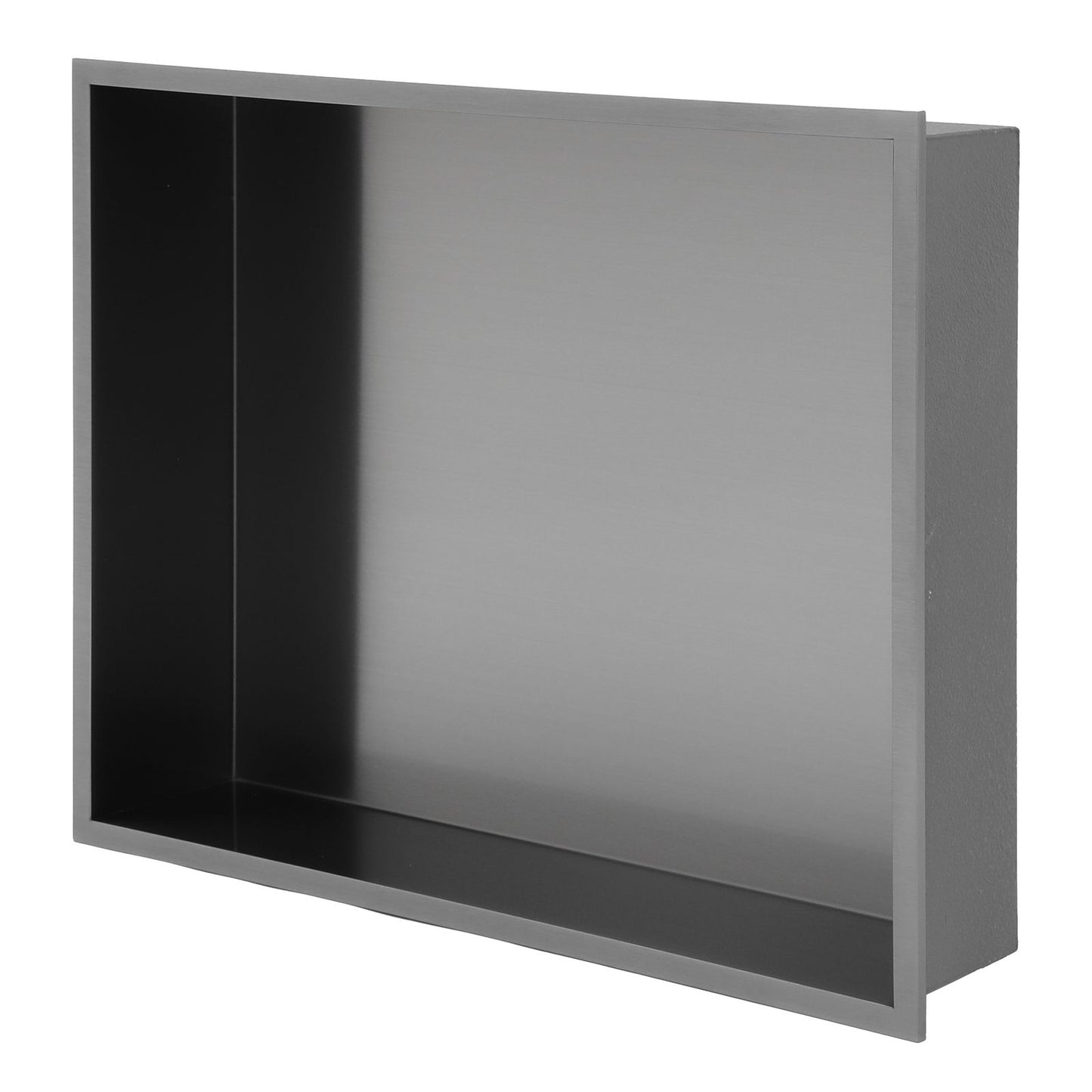 19" x 15" Stainless Steel Shower Niche, Gunmetal Black image 9