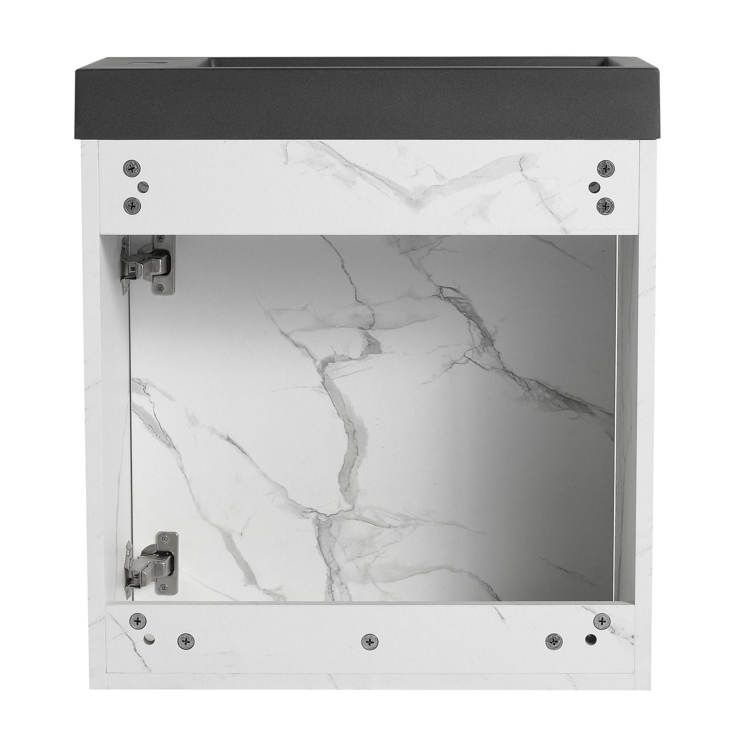 20'' Floating Wall-Mounted Bathroom Vanity with Resin Sink & Soft-Close Cabinet Door image 20