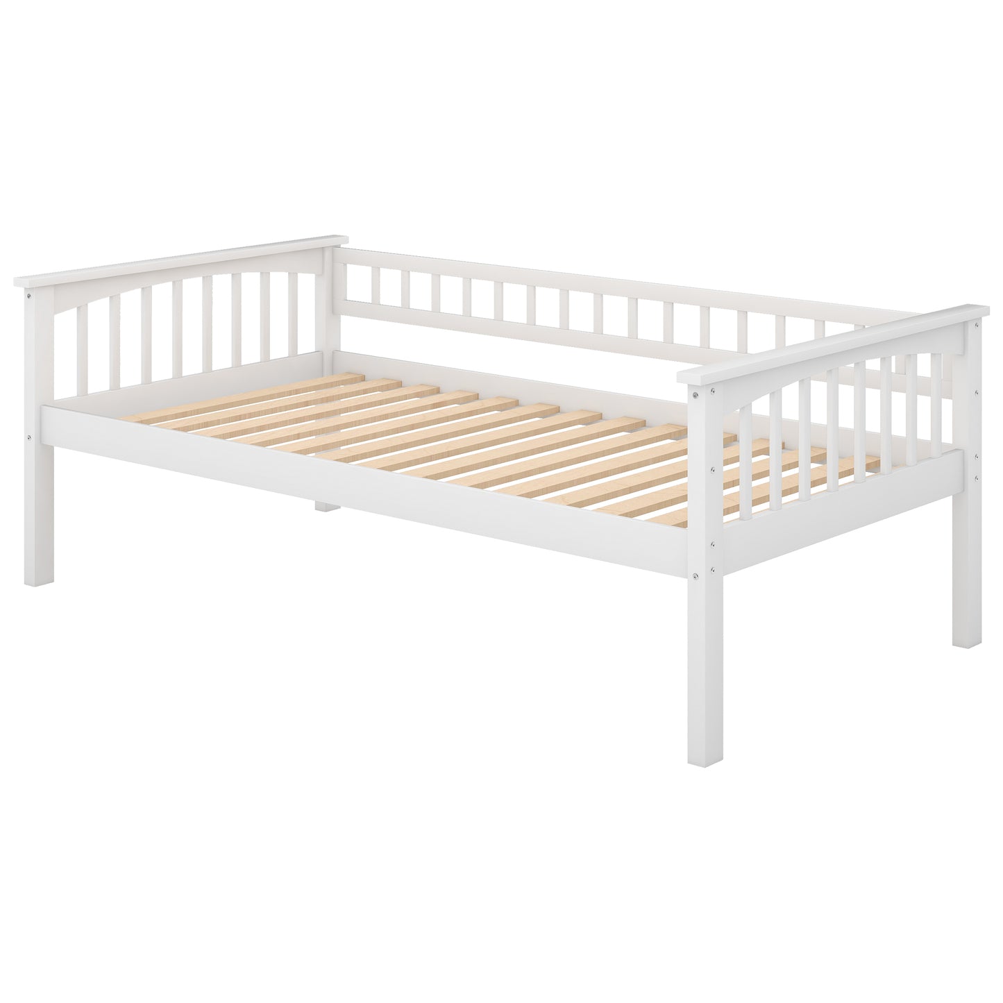 Twin over Twin Bunk Bed with Drawers, Convertible Beds, White(Old SKU: SM000240AAK-1) image 12