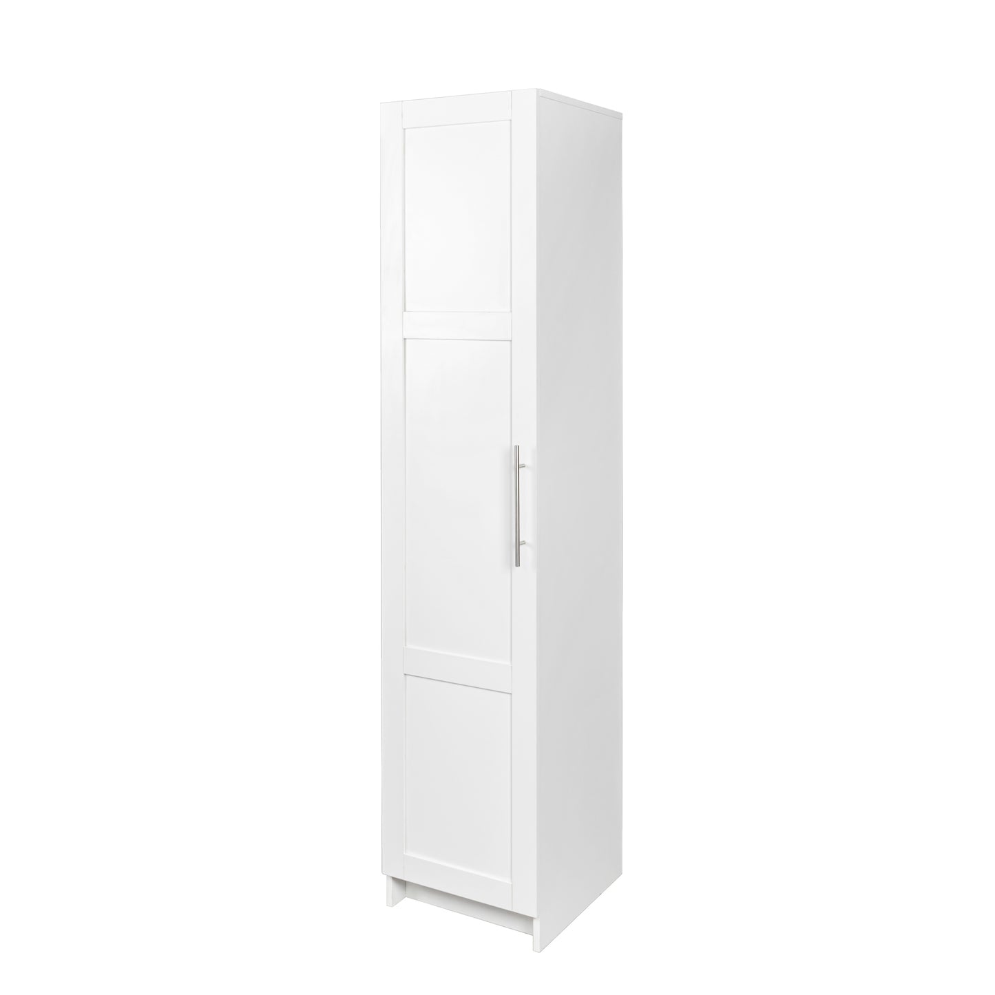 Stackable Wall Mounted Storage Cabinet, 15.75" D x 15.75" W x 70.87" H, White image 12