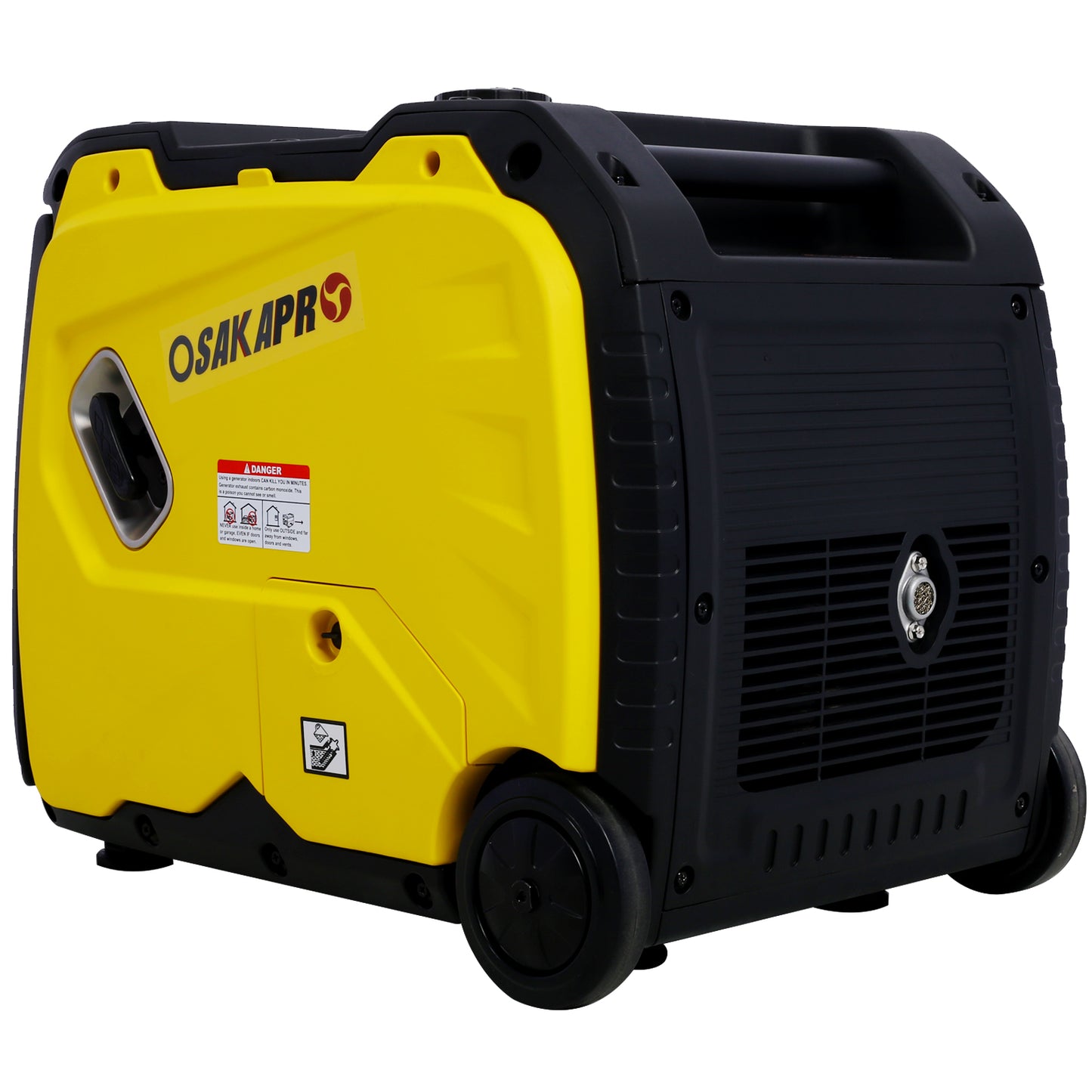 Super quiet Inverter Generator 4500w portable generator electric start, foldable handle with wheel,212cc 4 stroke EPA compliant image 11