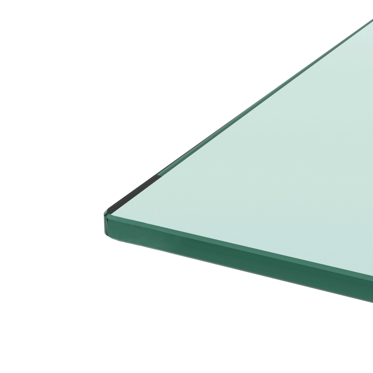 Rectangle Glass Coffee Table, Clear Coffee Table, Modern Side Center Tables for Living Room, Living Room Furniture (Old Sku:W24135188) image 12