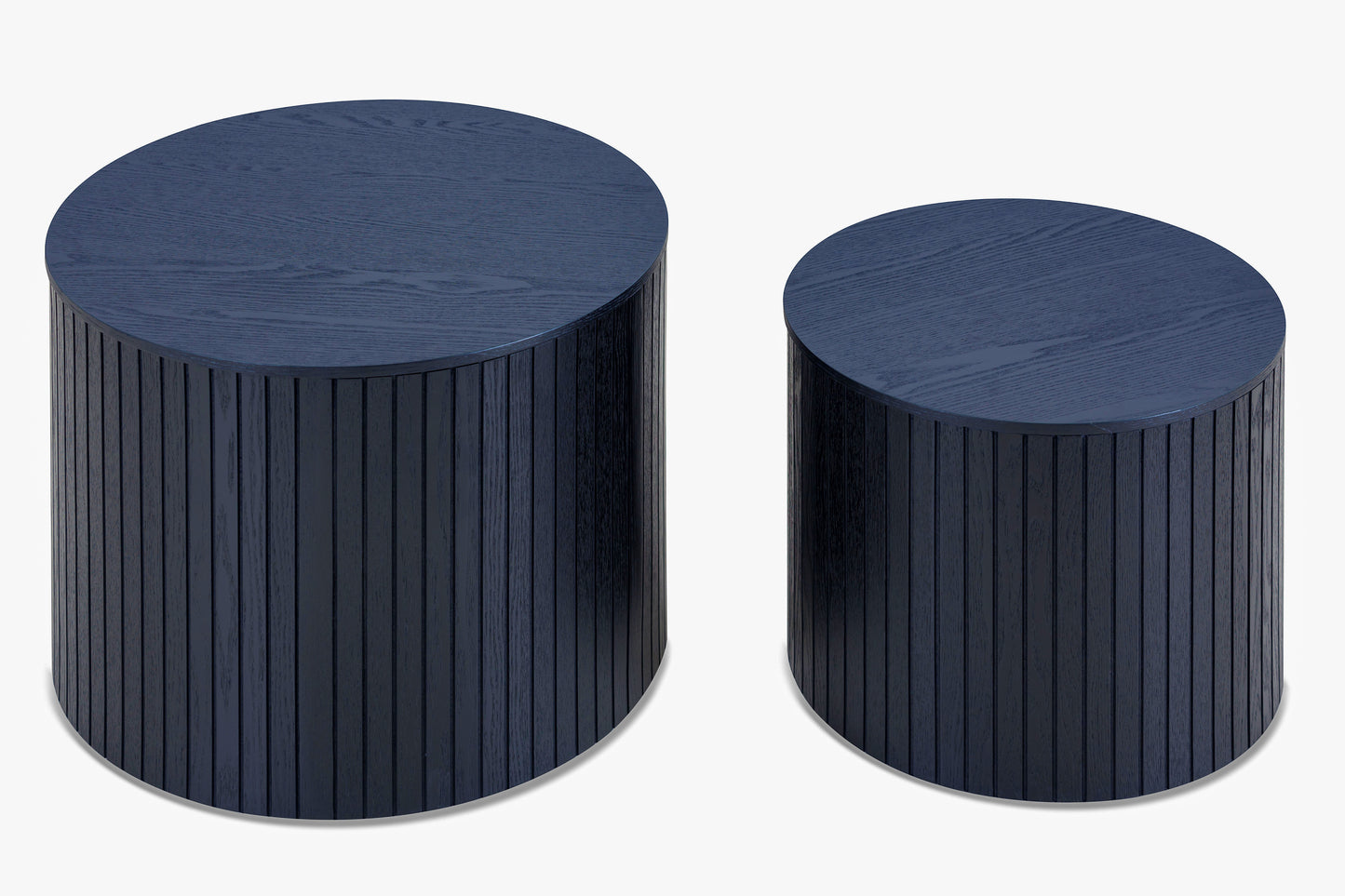 Nested table set 2 pieces, MDF coffee table set Living room/lounge area, black image 12