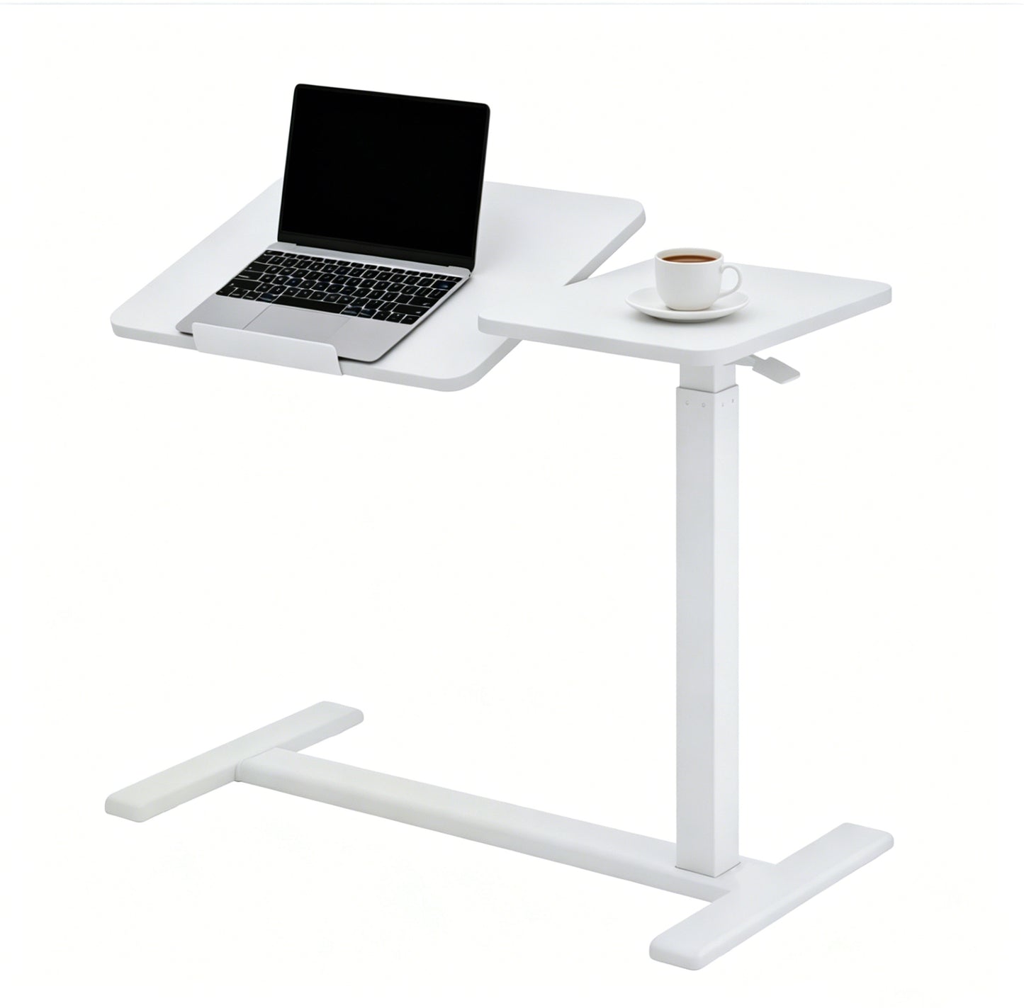 Mobile Adiustable Standing Desk, White image 11