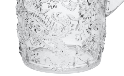 2.5 Quarts Water Pitcher with Lid, Paisley Unbreakable Plastic Pitcher, Drink Pitcher, Juice Pitcher with Spout BPA Free image 5
