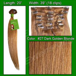 #27 Golden Blonde - 20 inch image 1