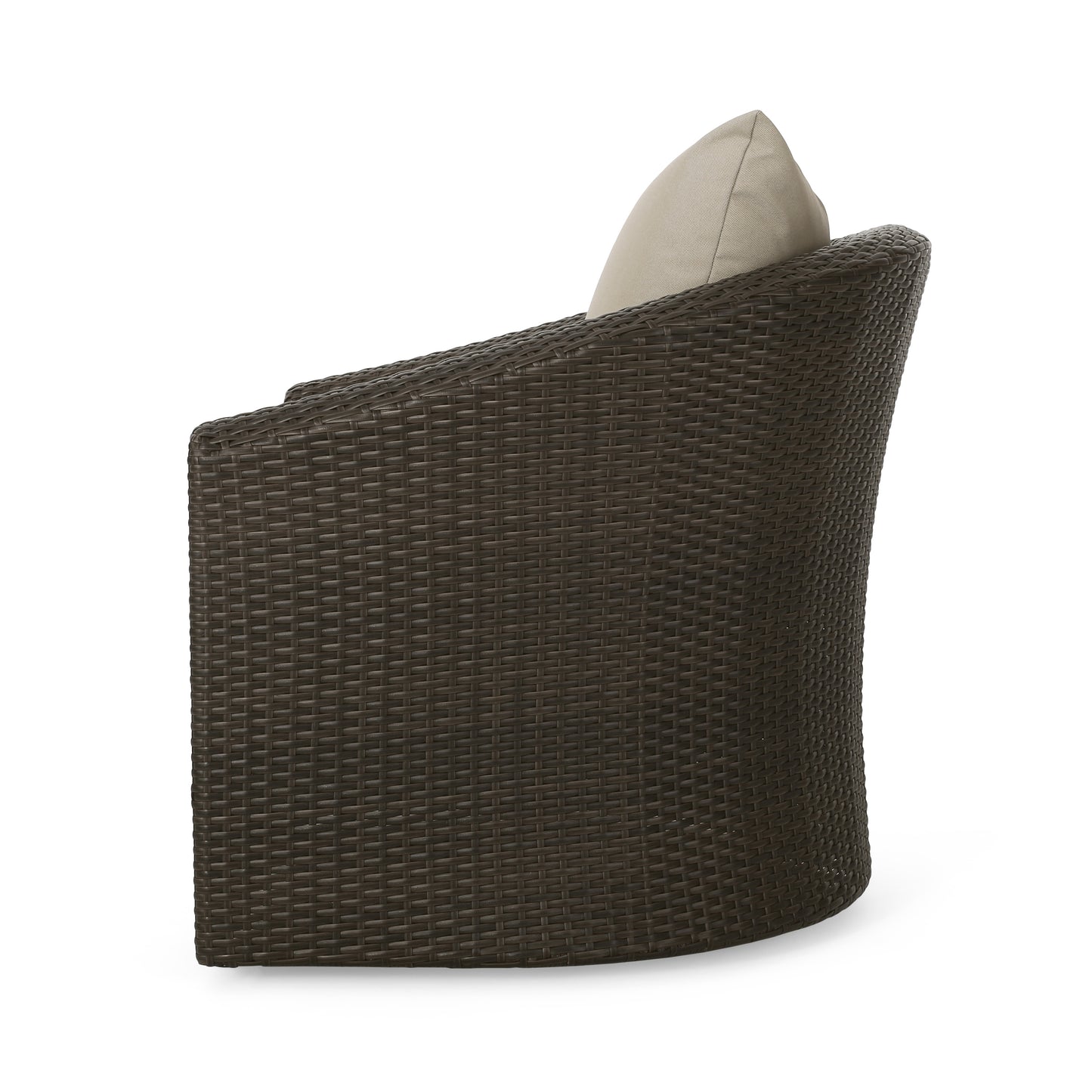 Outdoor Aluminum Frame Wicker Swivel Chair (old sku N757P186009B) image 12