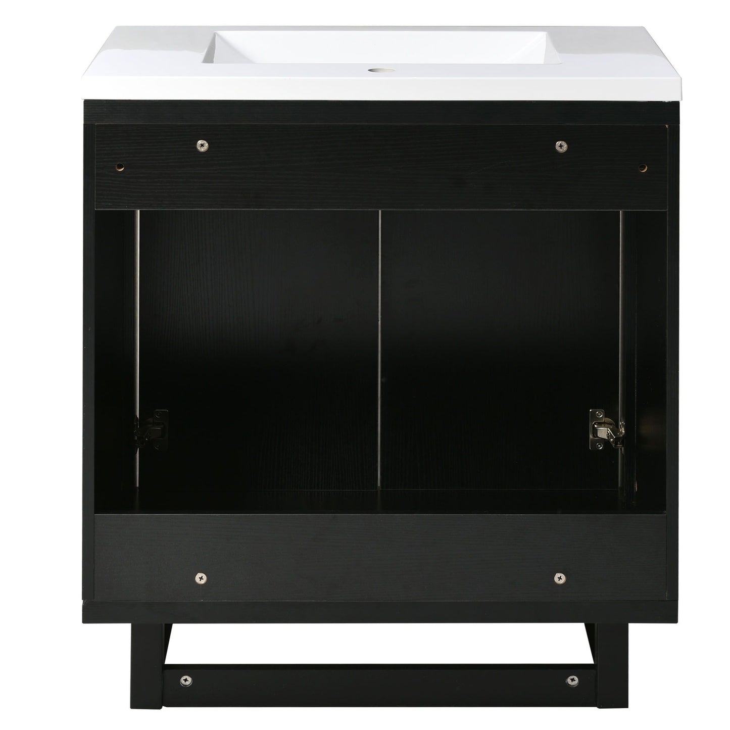 30" Bathroom vanity Set with Sink, Combo Cabinet, Bathroom Storage Cabinet, Solid Wood Legs(The same with SV000008AAB-1) image 20