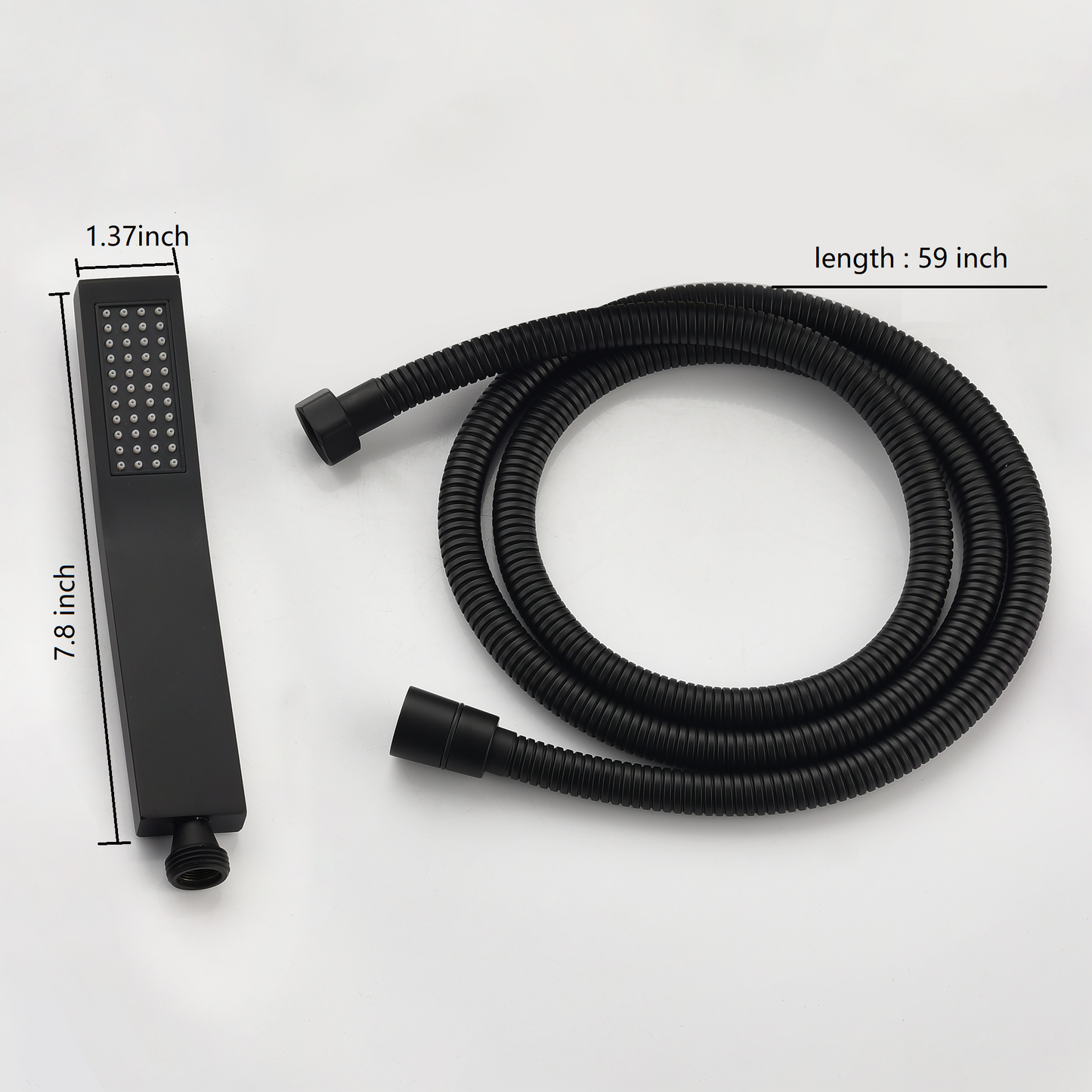 Handheld Shower Head with 59-inch Shower Hose (Not Shower Bracket) image 11
