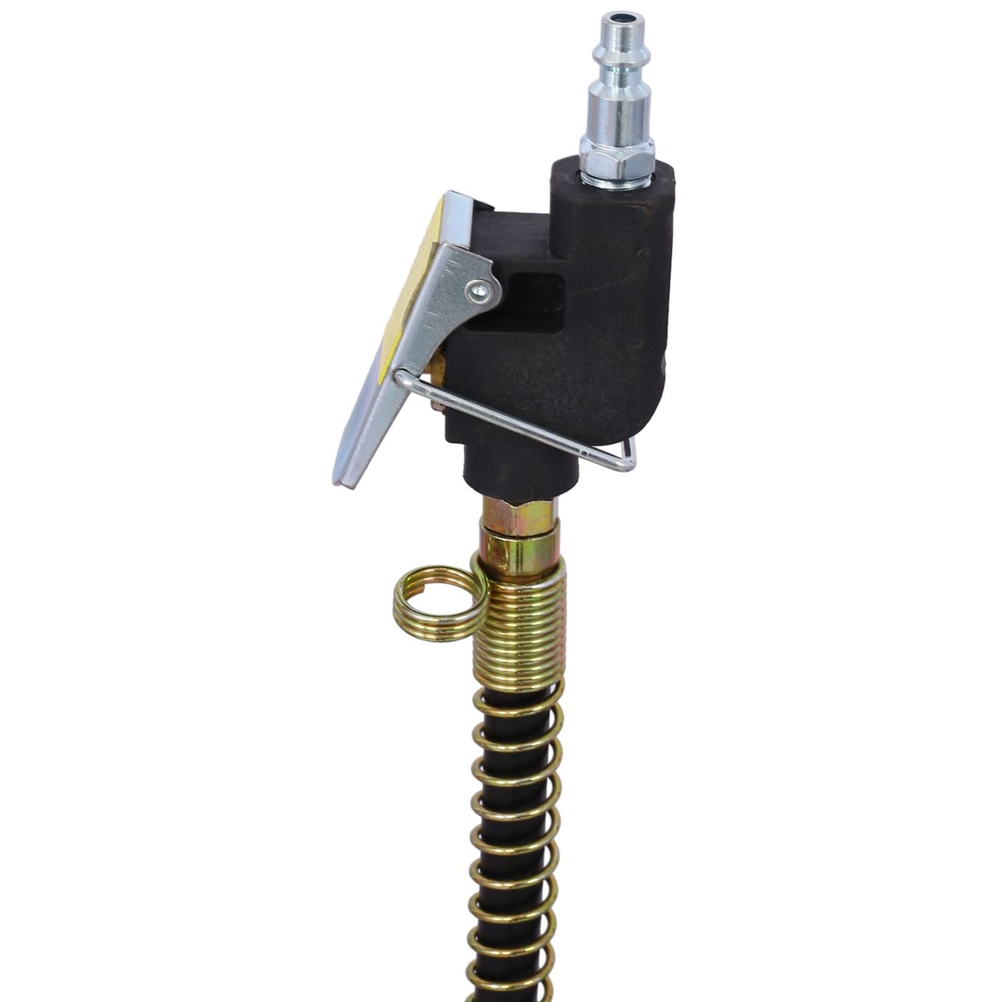35 Ton Hydraulic Floor Jack Air-Operated Axle Bottle Jack with (4) Extension Saddle Set Built-in Wheels, Red image 18