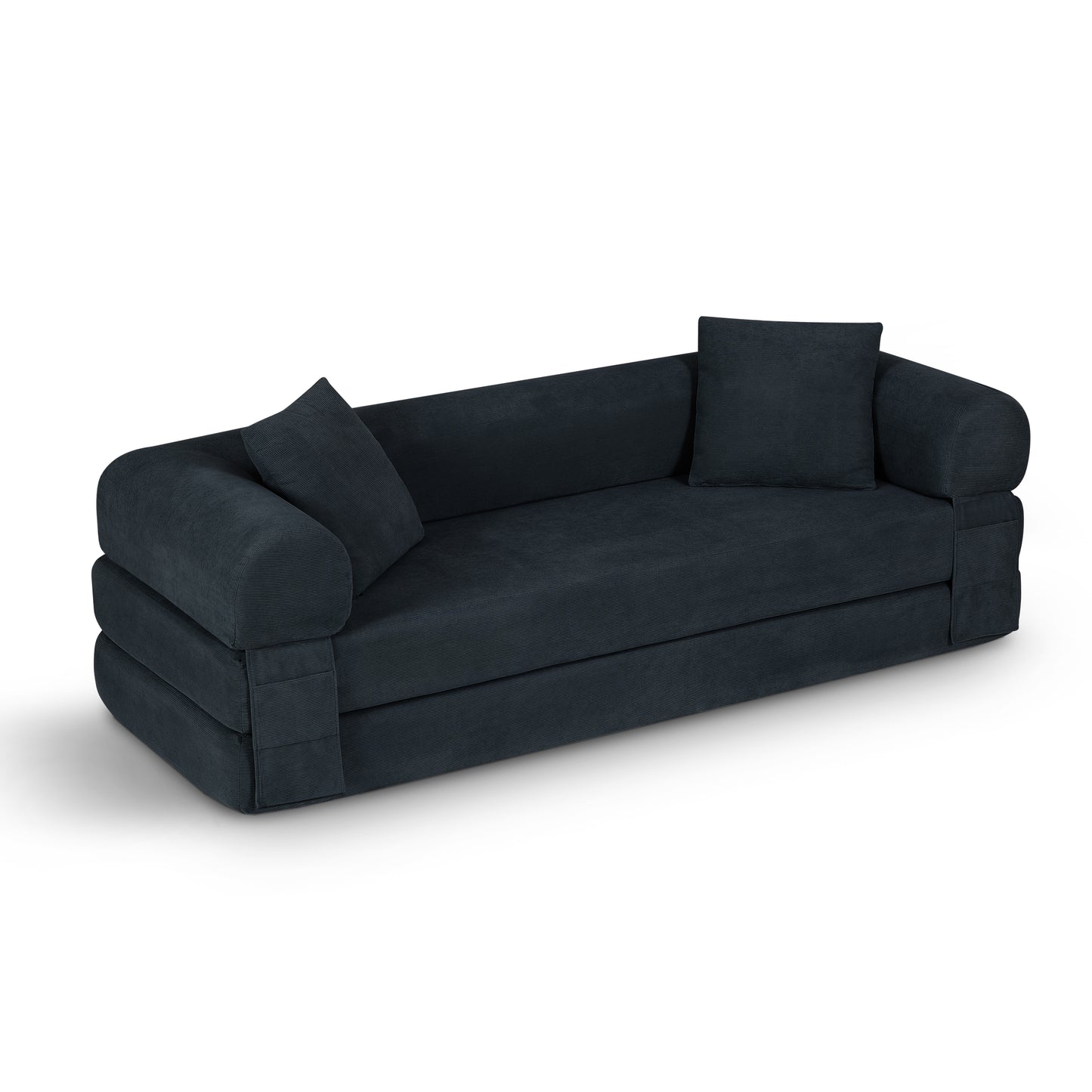 Convertible Sofa Bed Couch,80 Inch Boneless Couches for Living Room,Folding Sleeper Sofa Bed Queen with Storage,Corduroy Flod Out Couch Compressed Couch in a Box image 2