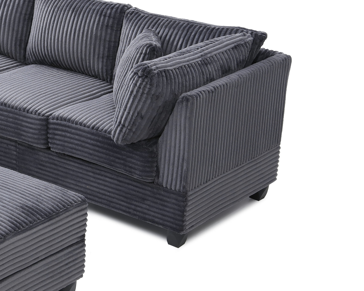 Perth G00235B-SC Sectional(Ottoman Not Include), Gray image 8