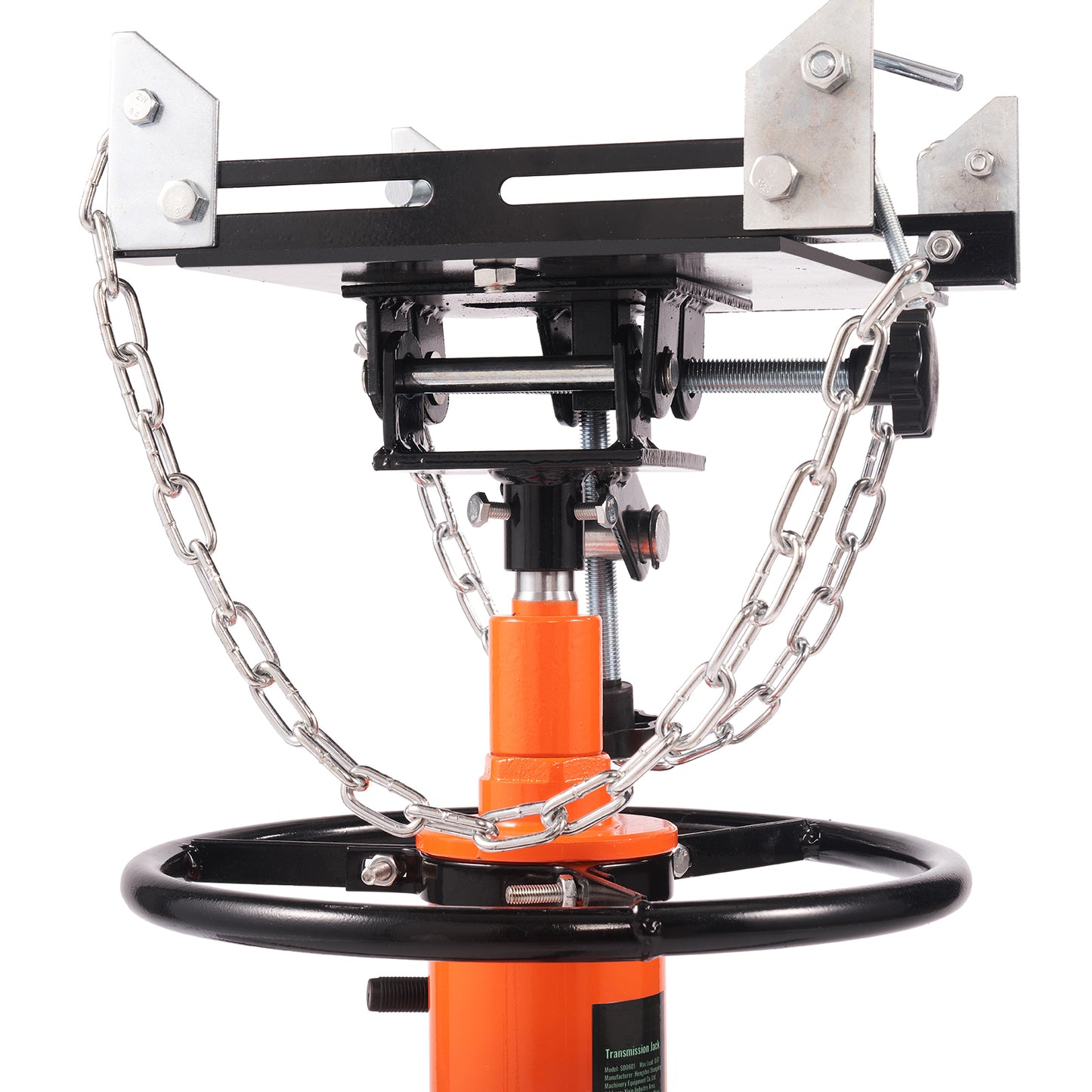 Hydraulic Transmission Jack 1322 lbs 360° Swivel Wheels For Car Lift image 11