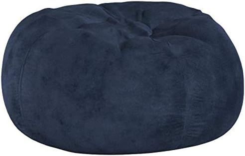 5-Foot Comfortable High-Density Shredded Foam Bean Bag Chair for Kids and Adults, with Removable Microsuede Cover, Ideal image 6
