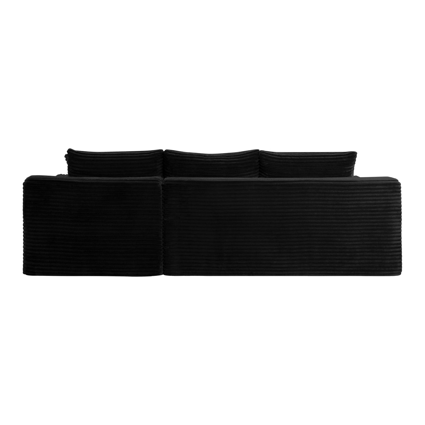 106.3" Cloud Modular Sectional Sofa Couch with L-Shape Chaise,Modern Minimalist Upholstered Couches for Living Room Bedroom,Deep Seat Corner Couch,No Assembly Required image 12