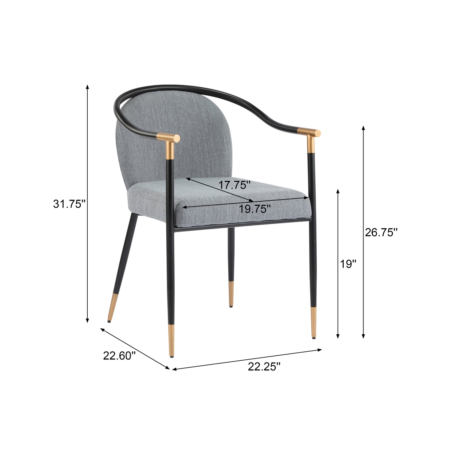 Modern Upholstered Dining Chair(set of 2) image 11