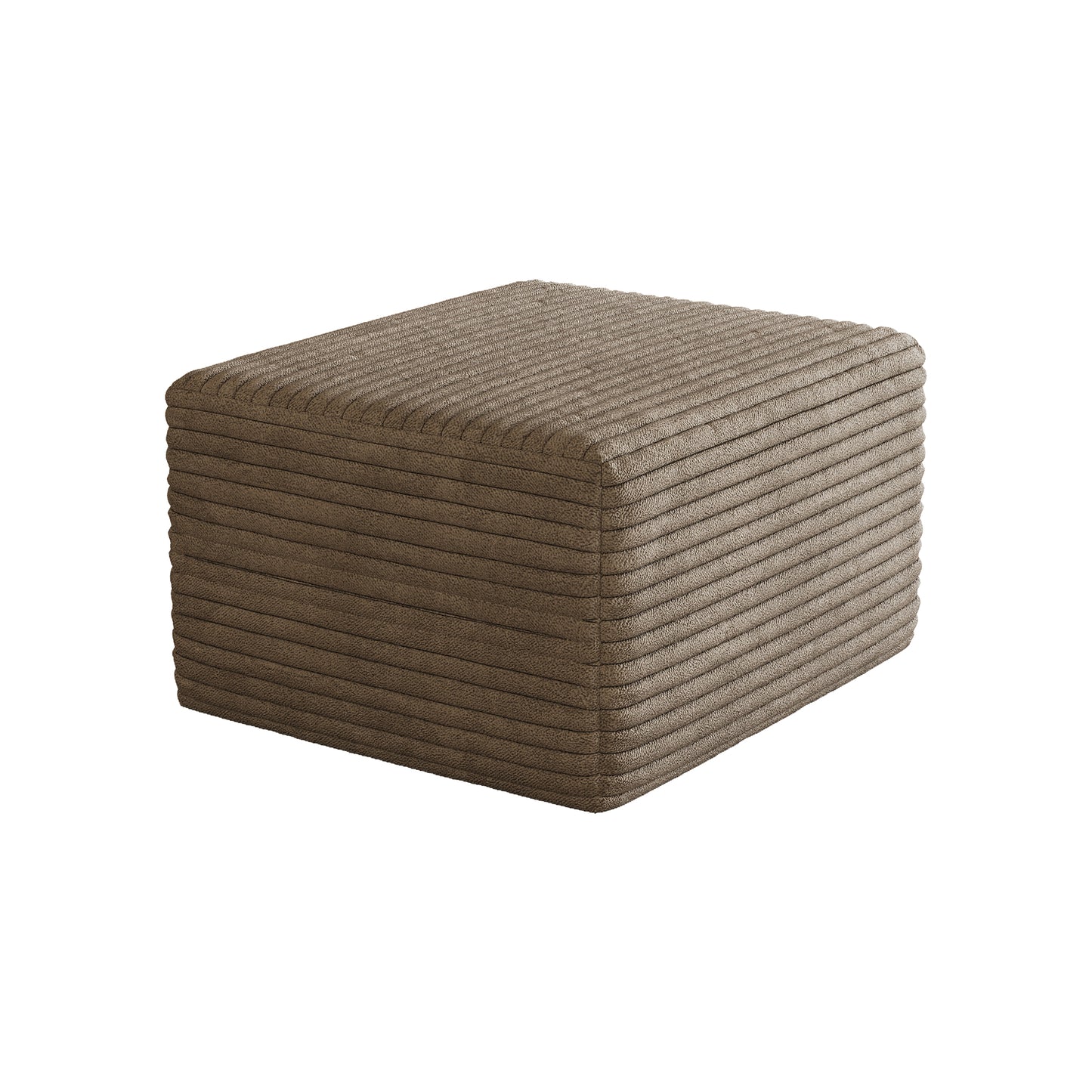 Sofa ottoman,No Assembly Required,Camel(Plush Corduroy Fabric) image 8