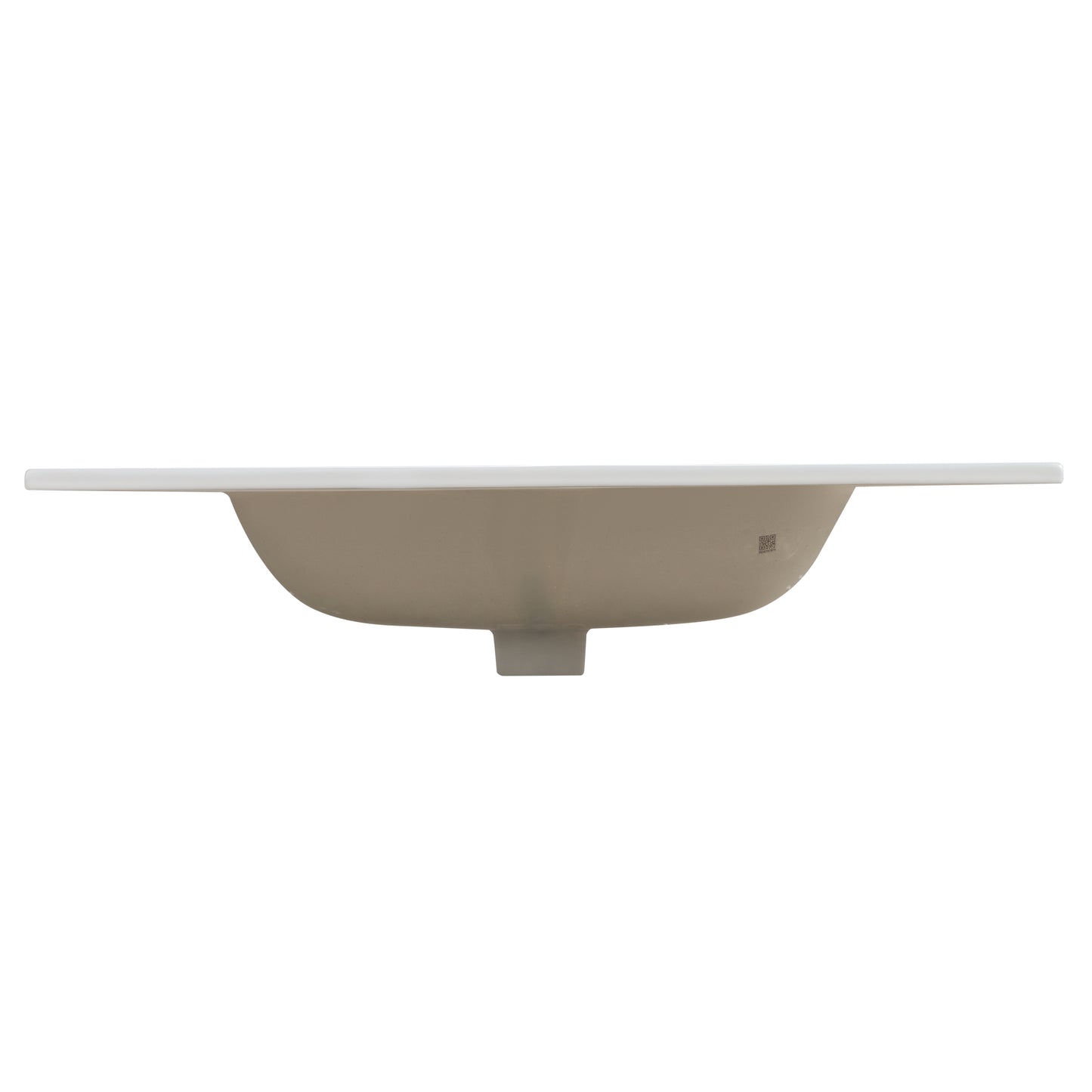 BB0930Y331, Integrated white ceramic basin with three predrilled faucet holes, faucet and drain assembly NOT included image 11
