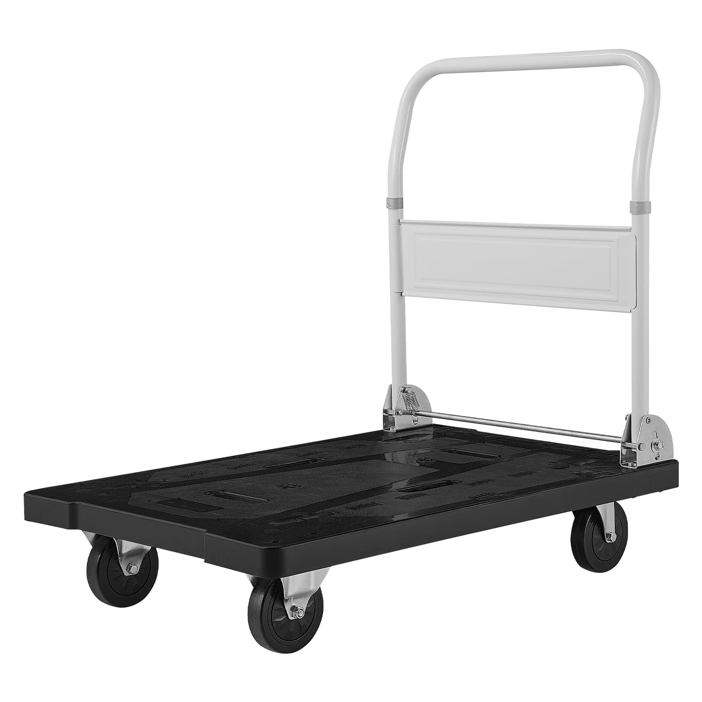 Foldable Push Cart Dolly, 660 lbs Capacity, Folding Platform Truck with Swivel Wheels, Moving Platform Hand Truck Flatbed Cart, Space Saving Push Handle, for Easy Storage, 35.2 x 23.4 x 33.5 in image 12