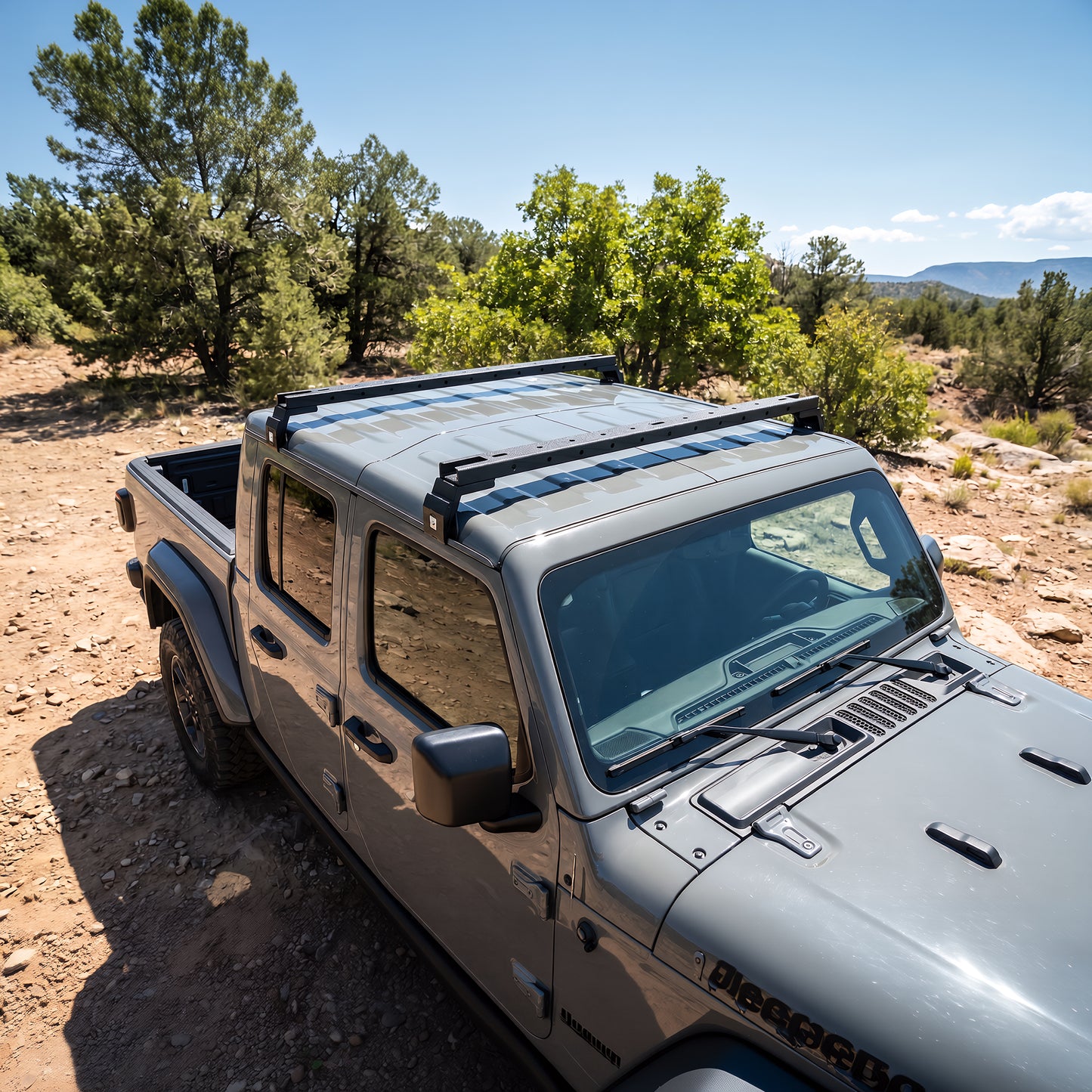 2PCS 400 LBS Roof Rack Cross Bars Compatible For 2007-2026 Jeep Wrangler JK JKU / JL JLU Unlimited & Gladiator JT Hardtop, Roof Rail Crossbars Cargo Carrier Rooftop Luggage image 12