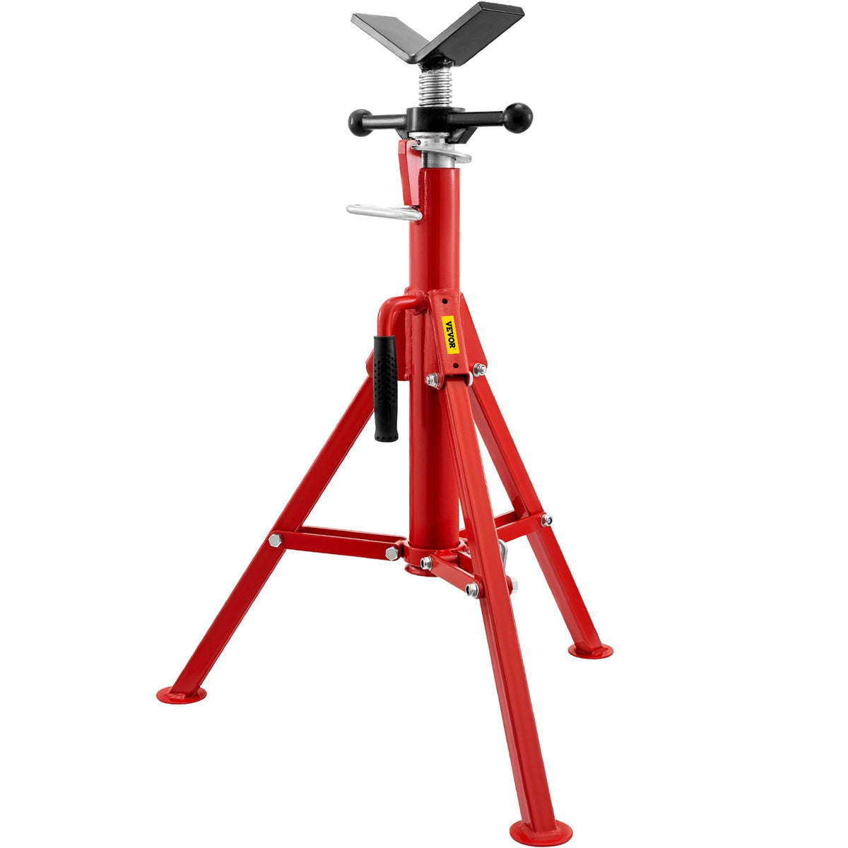 VEVOR V Head Pipe Stand, Heavy Duty Folding Pipe Support Sta 28 - 52 inch