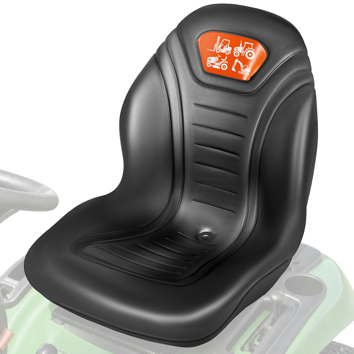 VEVOR Universal Lawn Tractor Seat, High Back Mower Seat with Yamaha / Single Seat