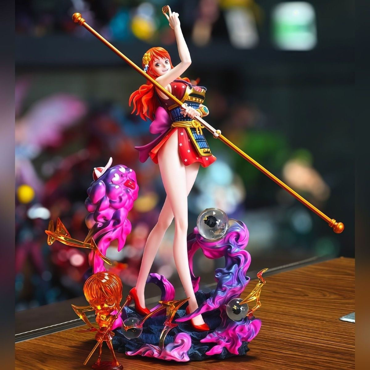 LX Ghost Island Swordsman Nami One Piece Resonance GK Figure Desktop Model