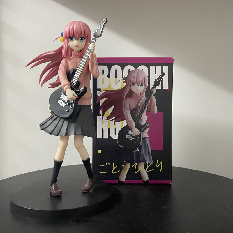 Anime Bocchi the Rock! Hitori Gotoh Standing Figure Model Ornament