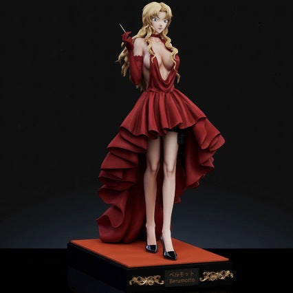 YYDS Dress Vermouth Limited Detective Conan GK Model Figure Statue
