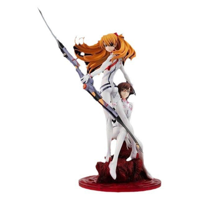 Bishoujo EVA Asuka & Mari Combined Figure Model Boxed