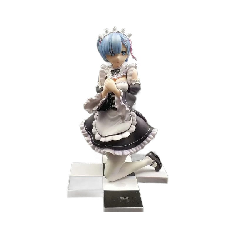 SH Re:Zero Rem Maid Cat Ear Scene Anime Boxed Figure