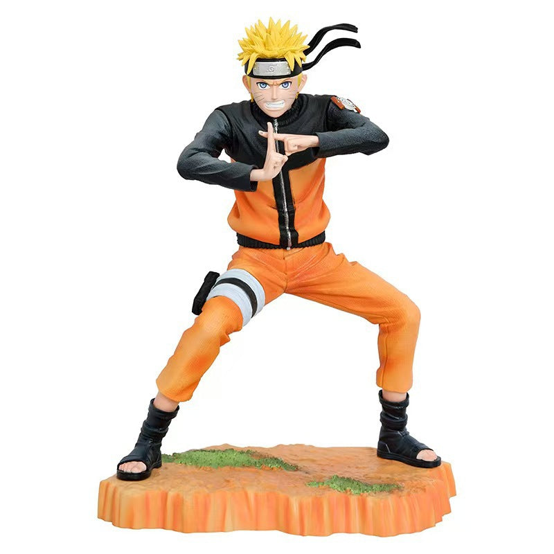 AC Naruto Origin Naruto Grinning Naruto Figure Model Anime GK Statue Gift