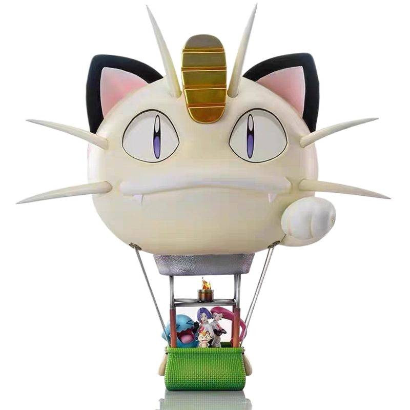 Pokemon GK EGG Team Rocket Traveling Through Galaxy Musashi Kojiro Meowth Large Anime Figure