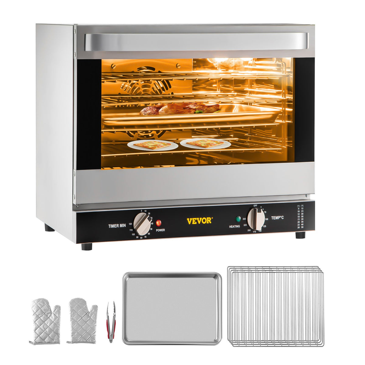 VEVOR Commercial Convection Oven 66 L