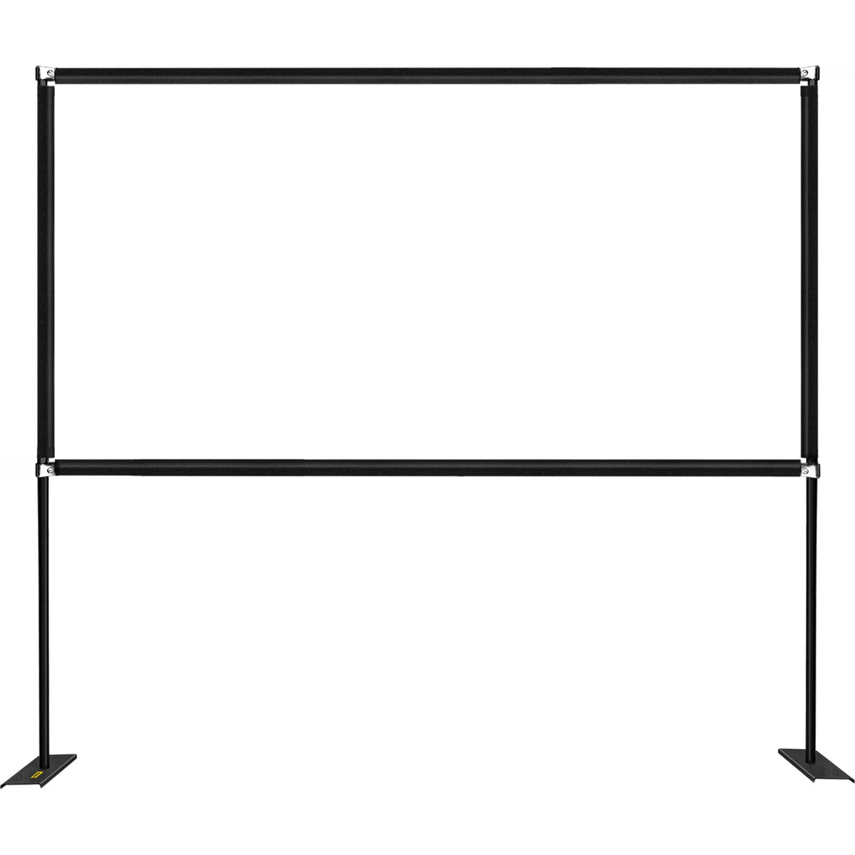 VEVOR Outdoor Movie Screen with Stand, 90 inch Portable Projector Screen, 16:9 HD 4K Wide Angle Front and Rear Projection Screen with Storage Bag for Indoor and Outdoor Use 90 inch