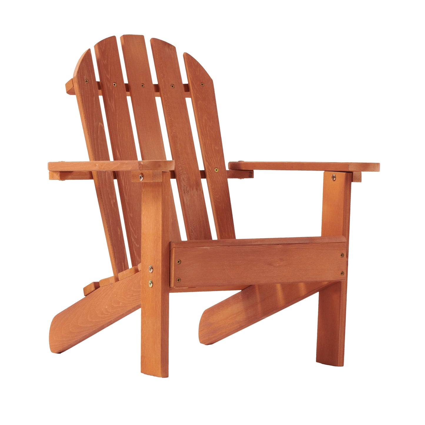 Wooden Kid's Adirondack Chair for Indoor and Outdoor, Natural Cedar Patio Lounge Chiar for Kids image 12