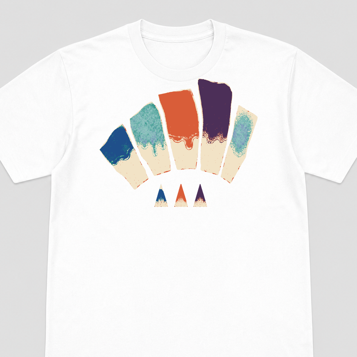 Kiln Color Memory Ceramics Graphic T-Shirt - POD-20260810-139_white_front_closeup_mockup