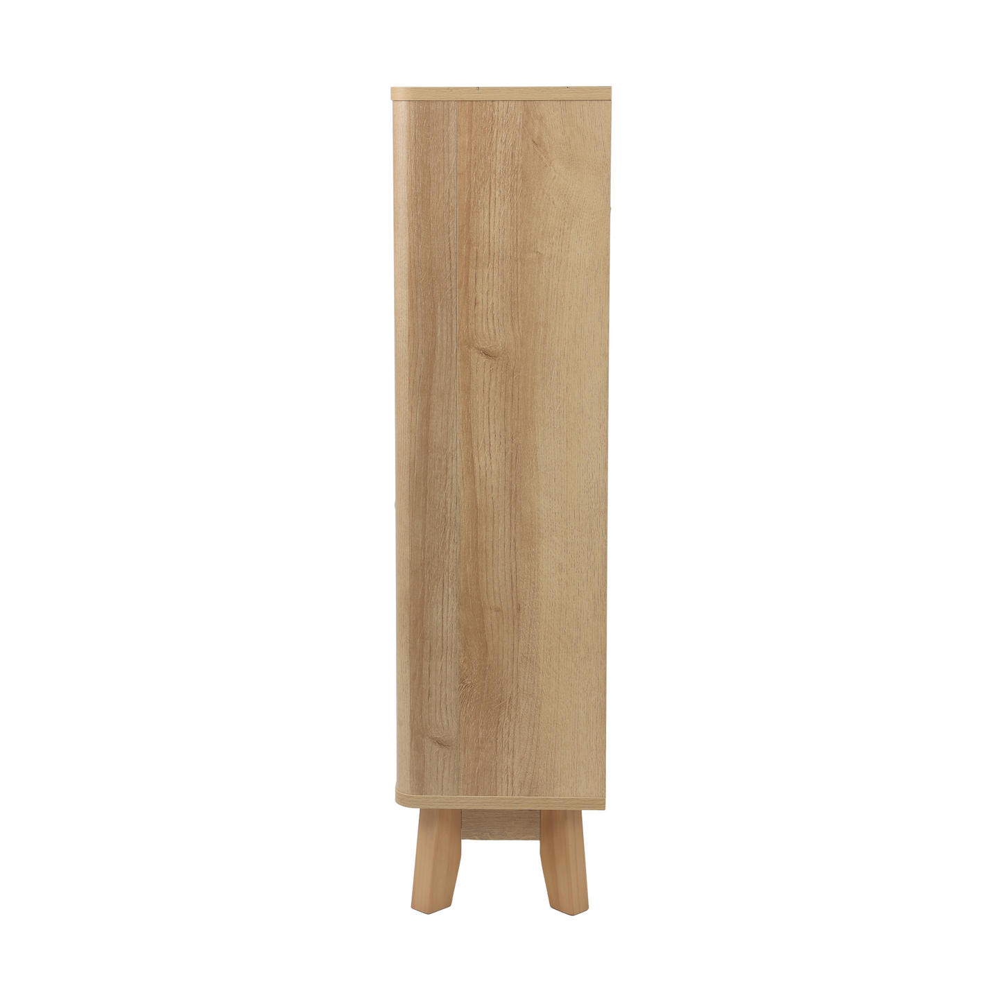 23.6-inch entryway shoe cabinet, ultra-thin flip-down large-capacity dustproof shoe rack for home use, medieval-modern freestanding shoe cabinet, oak color. image 12