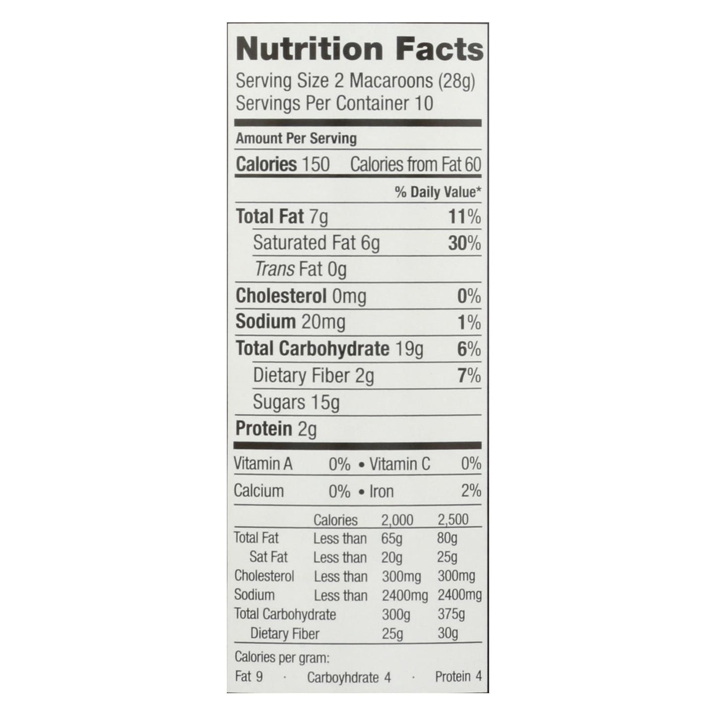 Absolutely Gluten Free Macaroons - Coconut - Classic - Case Of 6 - 10 Oz image 3