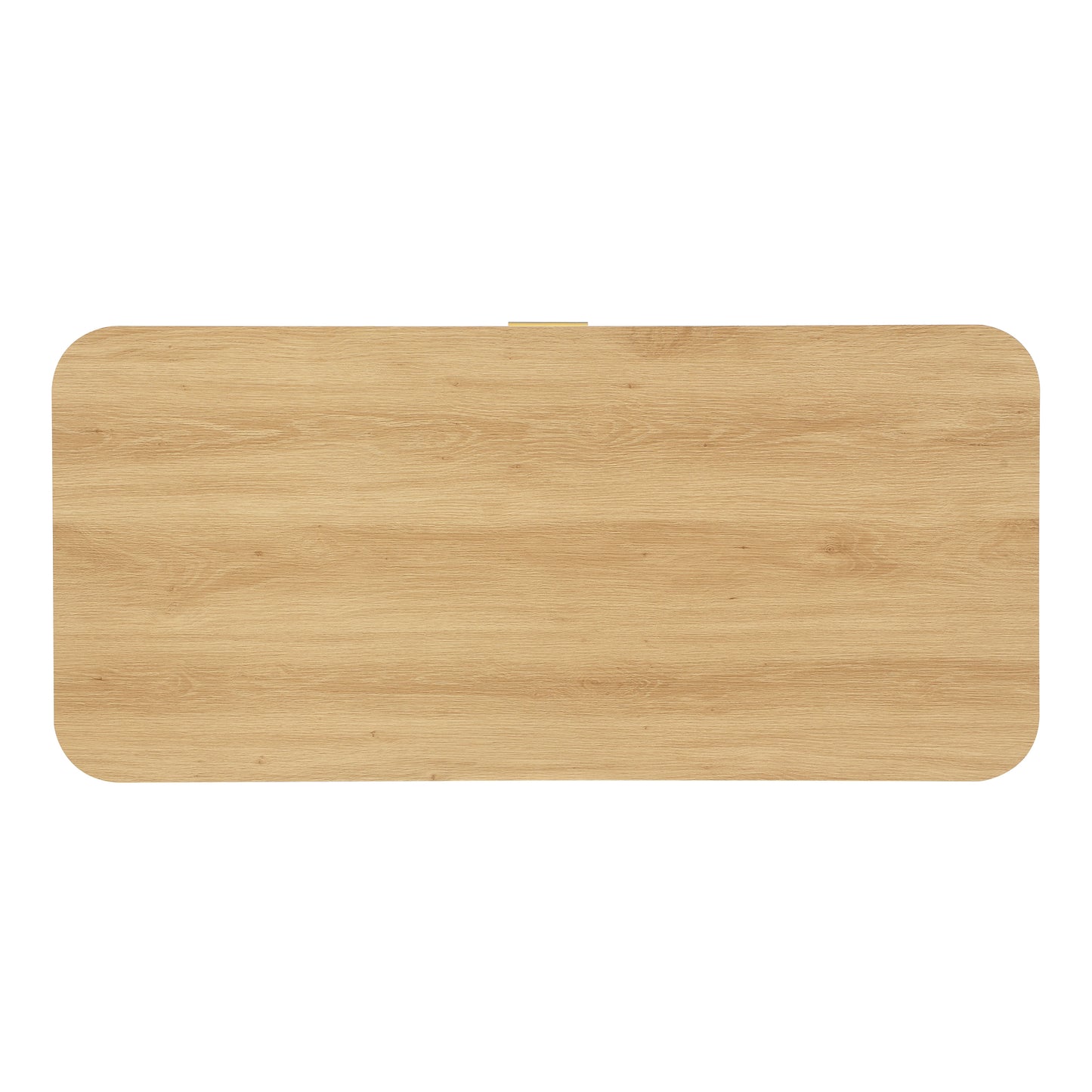 Mid-Century Modern Coffee Table with Storage: Natural Wood Finish, 2 Doors & 1 Drawer, For Living Room, Entertainment Center, Home Theater image 12