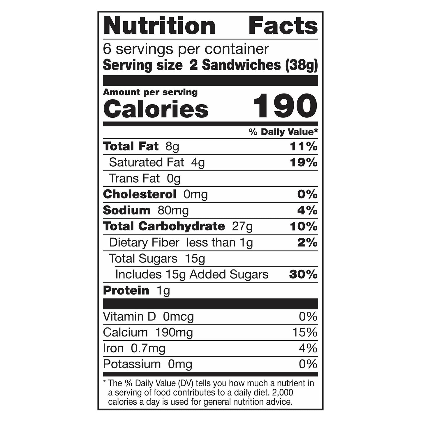 Annie's Homegrown - Grm Sandwich Bday Cake - Case Of 6-8 Oz image 3