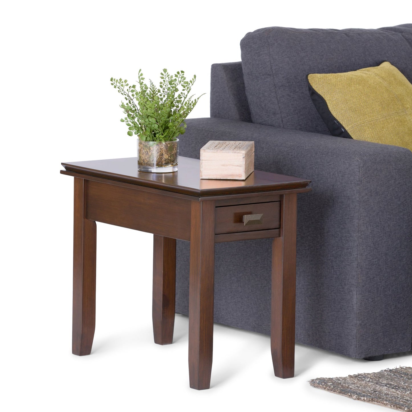Artisan - Narrow Side Table - Russet Brown image 7
