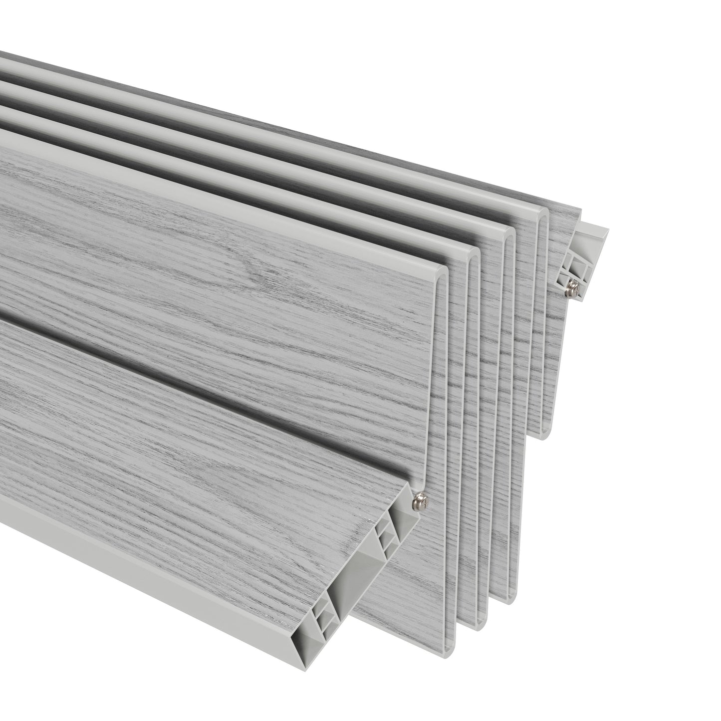 Studio Series 36" W PVC Foldable Accordion Doors, Grey image 7