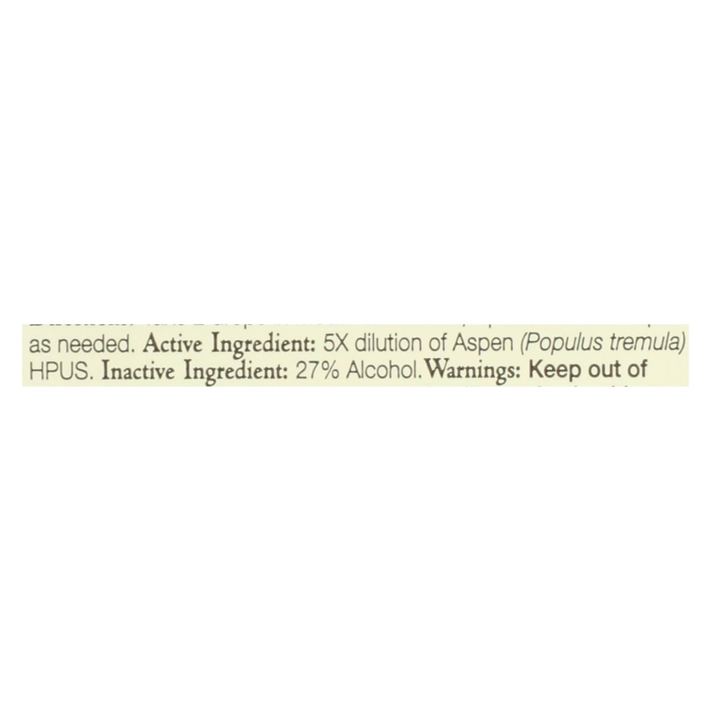 Bach Flower Remedies Essence Aspen - 0.7 Fl Oz image 2