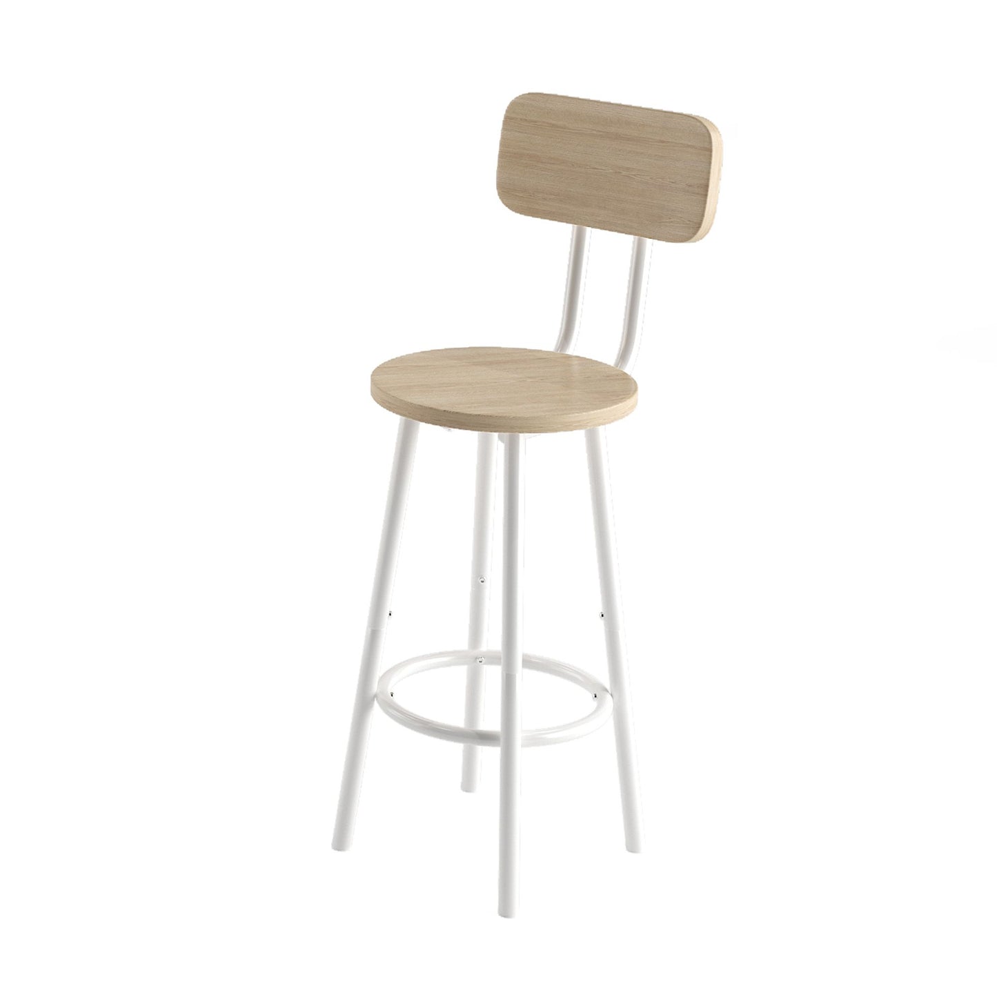 Bar table, equipped with 2 bar stools , with backrest and partition image 18