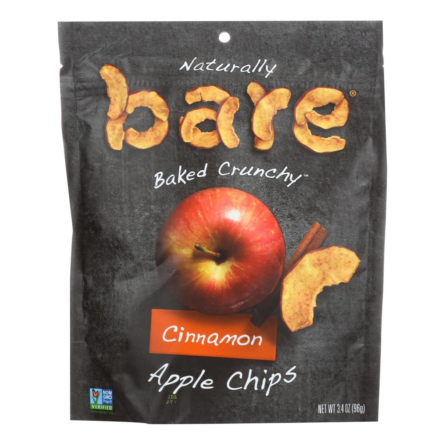 Bare Fruit Apple Chips - Cinnamon - Case Of 12 - 3.4 Oz image 1