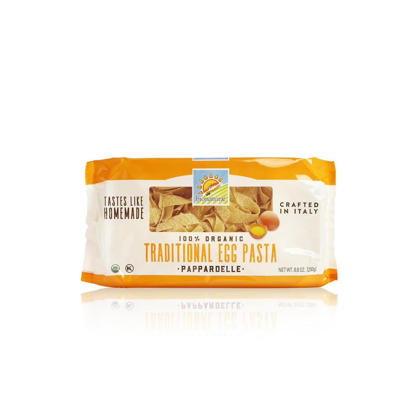 Bionaturae Egg Pasta - Organic Durum Semolina Egg Pappardelle - Case Of 12 - 8.8 Oz. image 2