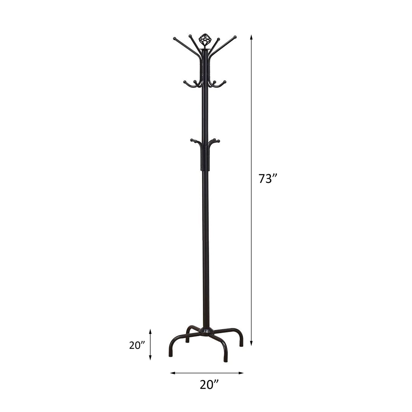 Black Metal Coat Rack image 5