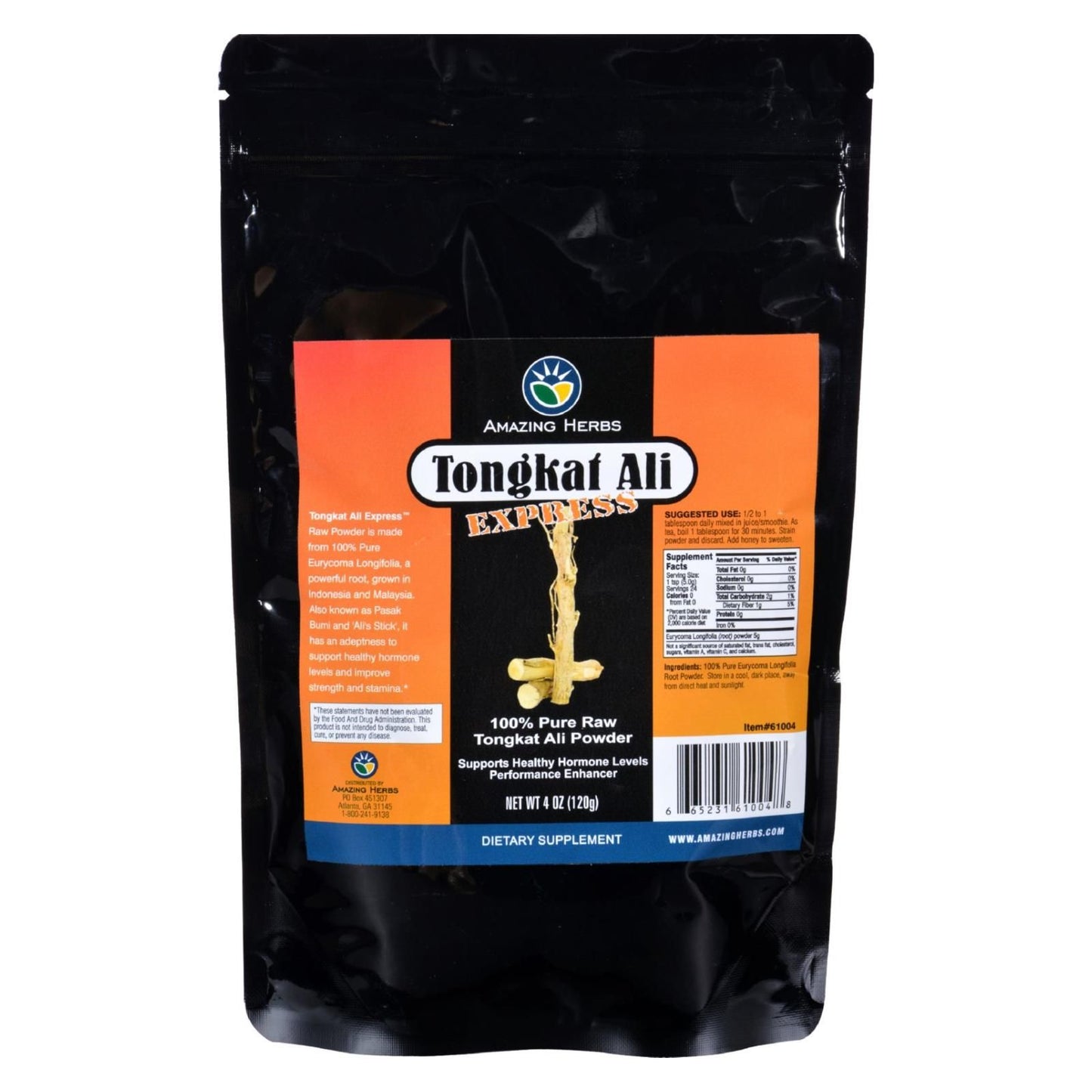Black Seed Tongkat Ali Raw Powder - 4 Oz image 1